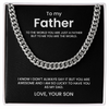 To my Father - Cuban Necklace