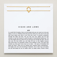 Highs and Lows Necklace set - Always Friend