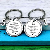 To my Son/Daughter keychain