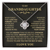 To my Granddaughter - Never forget that I love you