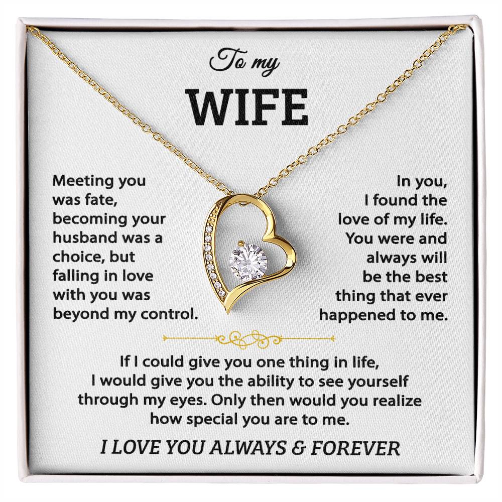 To My Wife - Forever Love Heart