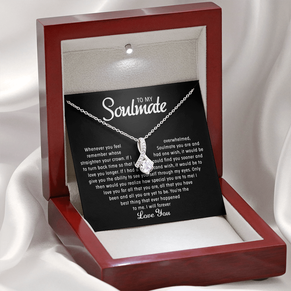 To my Soulmate - Love necklace