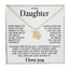 To my Daughter - Zodiac necklace - Gold