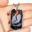 Custom Name Photo Tag Memorial Necklace