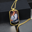 Custom Name Photo Tag Memorial Necklace