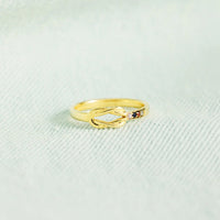 Personalize Birthstones Mother and Daughter Ring