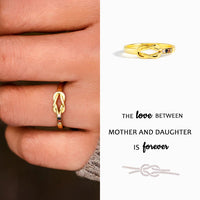 Personalize Birthstones Mother and Daughter Ring