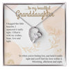 To My Granddaughter - Heart Necklace