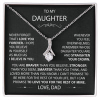 To My Daughter - Love Pendant necklace