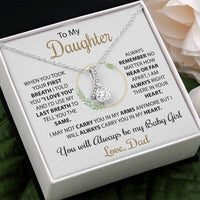 To My Daughter - Love Heart Necklace, from Dad