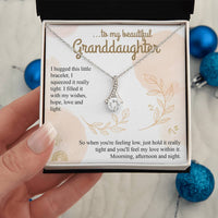 To my Granddaughter – Love Pendant necklace