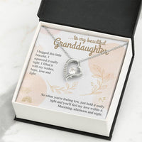 To My Granddaughter - Heart Necklace