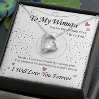 To my Woman - Heart Necklace